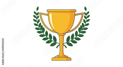 Foto Golden Trophy Cup Award Symbol.
