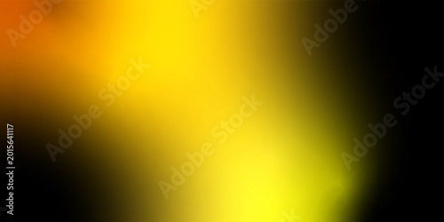 Obraz na płótnie "Yellow Gold Abstract Background - Soft Blurred Gradient with Black Shadows"