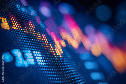 fiber optics background with lots light spots