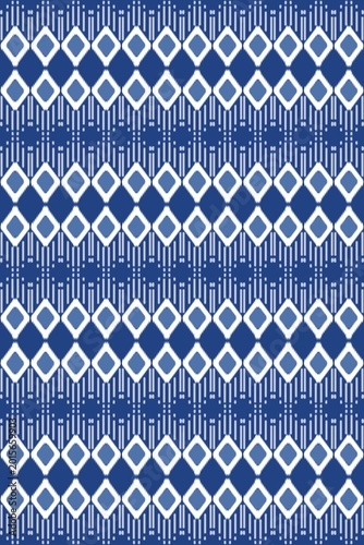 Abstract art, ikat patterns, fabric patterns made from yarn, square shapes as components, local fabric patterns, folk culture, printed patterns, wallpaper, carpet patterns, covers, clothing. 