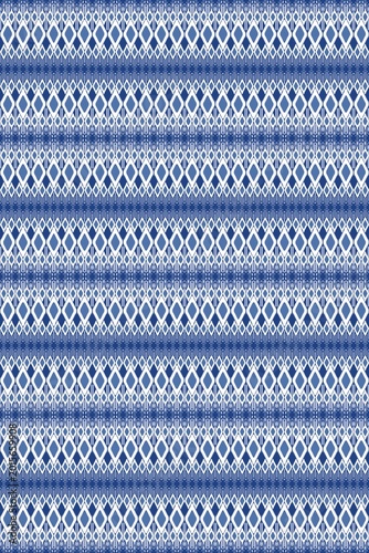 Abstract art, ikat patterns, fabric patterns made from yarn, square shapes as components, local fabric patterns, folk culture, printed patterns, wallpaper, carpet patterns, covers, clothing. 