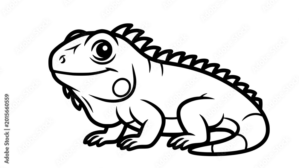 Fototapeta premium cute-cartoon-animal-coloring-pages-bundle-outline-illustration-set - Collection of cute cartoon animal coloring pages with black and white outline illustrations.