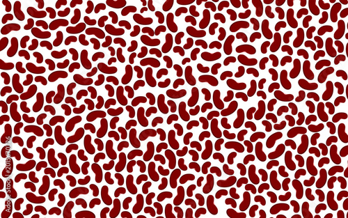 Photography Red kidney beans glossy surface of each legume reflects light, emphasizing its natural texture and the quality of these healthy, plant-based ingredients