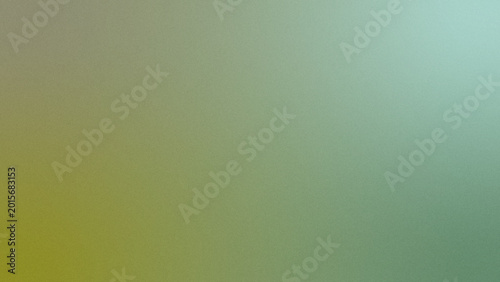 A high quality abstract grainy background featuring a smooth color transition from olive green to light teal