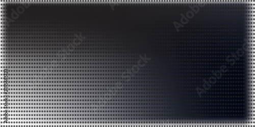 Bilde på lerret grunge Halftone white and black dots pattern and black gradient grunge texture background