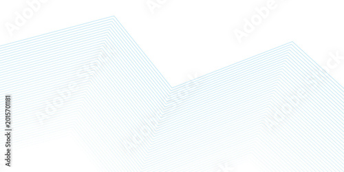 Blue lines forming chevron pattern on white background
