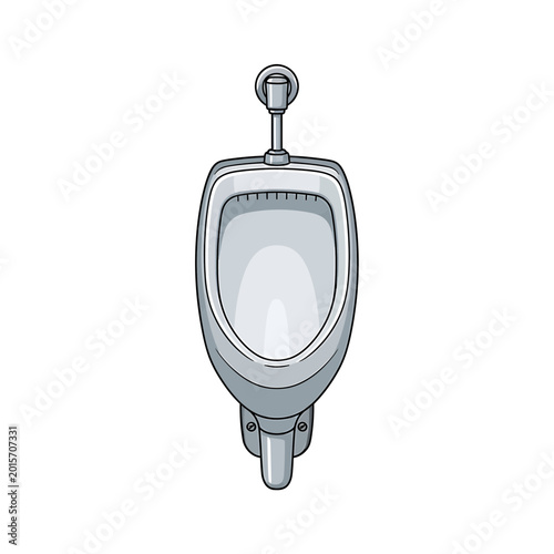 White Ceramic Wall Mounted Male Urinal Fixture