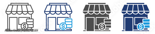 small business multi purpose icon set