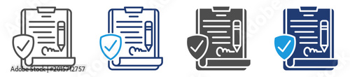 required insurance multi purpose icon set