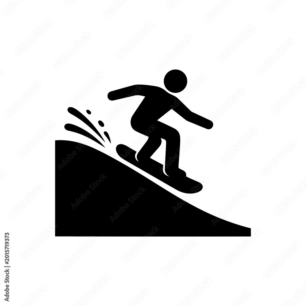 Fototapeta premium Slope Rush Spirit icon