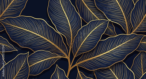 Dark green leafy tropical plant foliage.