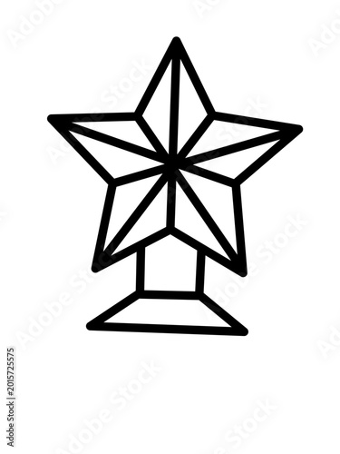 Awards thin line icons medal, cup, star, statuette, trophy. Modern vector illustration of prizes for competition, web page template