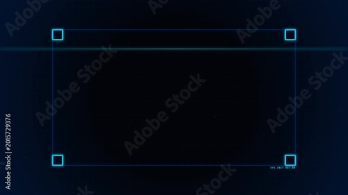 Futuristic Digital Interface Animation Showcasing Advanced Technology with Dynamic Visual Effects Video