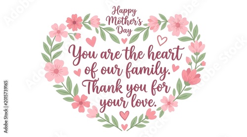 Mother’s Day Typography Quote Vector Illustration