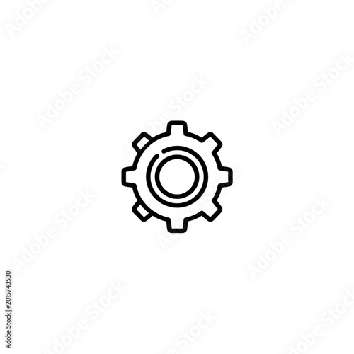 gear icon vector illustration