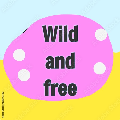 Fotografie Wild and free nature adventure