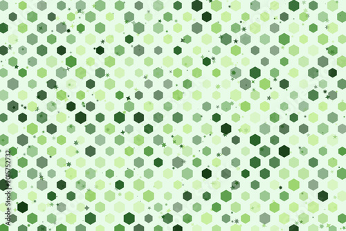 Abstract green polka dot pattern background vector with seamless texture, ideal for versatile design applications.