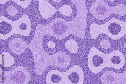 Abstract organic shapes background vector with seamless pattern in purple and white color scheme, versatile design.