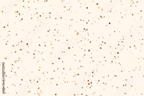 Abstract gold speckles on white background vector, seamless texture with scattered metallic dots, elegant and versatile design