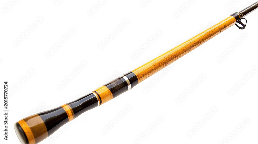 Fototapeta premium Fishing rod isolated on white background