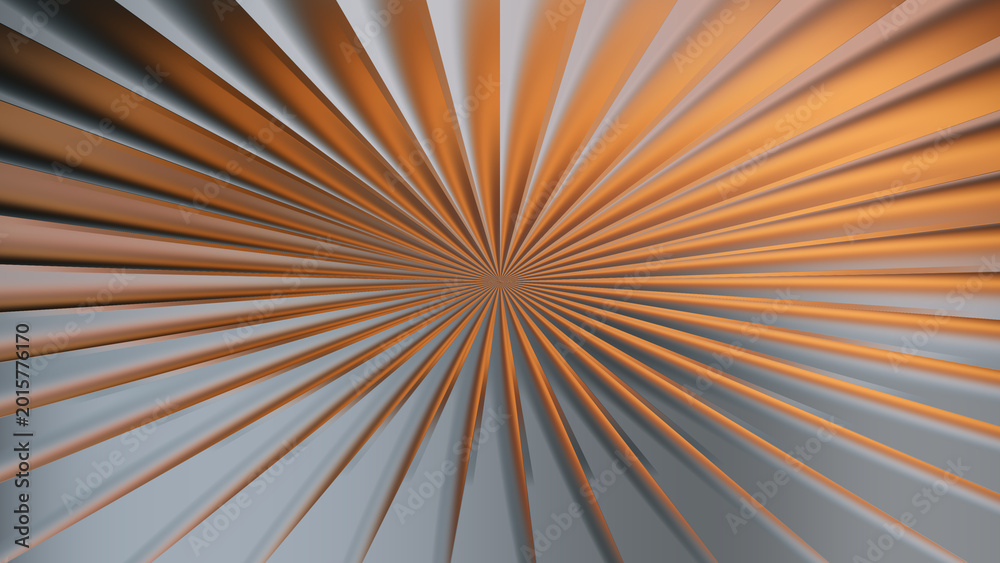 Obraz premium Abstract Bronze Radial Burst Background Pattern