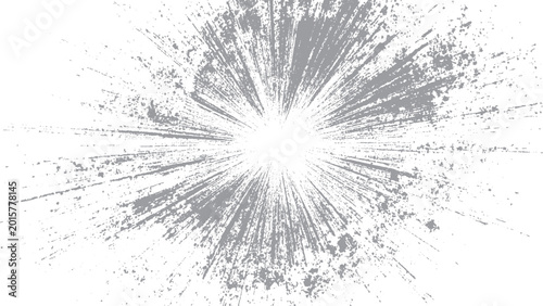 Circular starburst grunge texture with distressed overlay Abstract explosion background with rough textured effect
