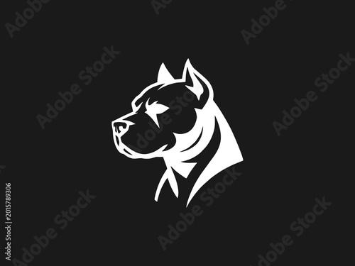 Pit Bull Head Silhouette