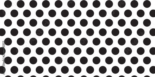 Schilderij op canvas Polka dot seamless pattern