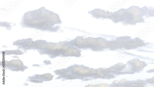Tablou pe pânză white cloud on white background