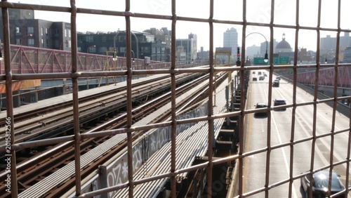 Картината върху платно Williamsburg Bridge in Brooklyn, New York City United States