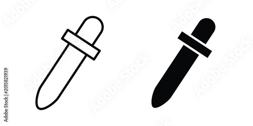 Obraz na płótnie Eye dropper icon. vector pictogram pack