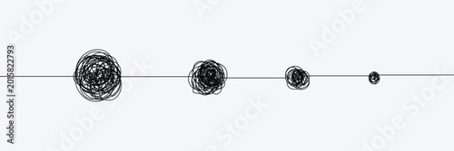 Foto Complex line and Complicated way