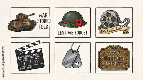 Veterans' war stories told through film and symbols of remembrance