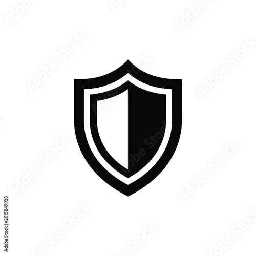 Free Download Black and white of a shield with a checkered pattern abstract geometric shape symmetry - GFXLoad