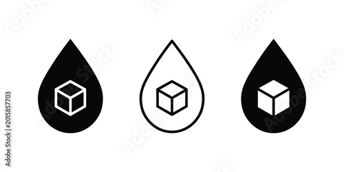 Bild auf Leinwand Blood sugar icon symbol