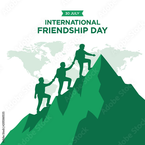 Bild auf Leinwand International Friendship Day