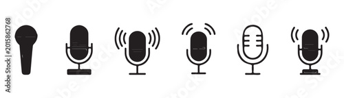 Photos Microphone icon collection