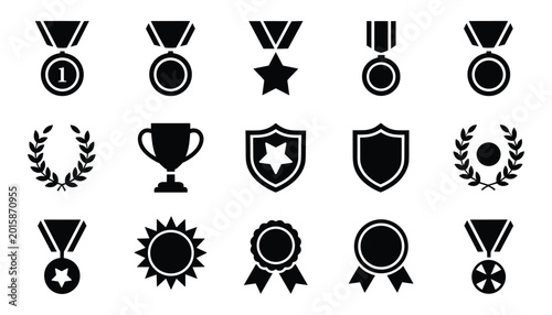 Bilde på lerret Memorial day honors collection of military awards medals and patriotic symbols