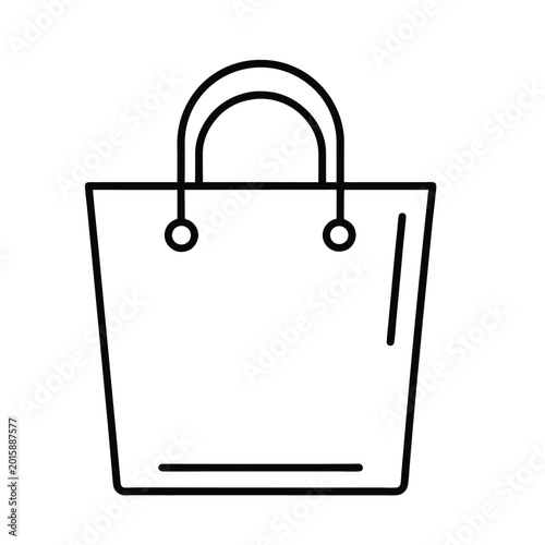 Shopping Bag Outline Icon