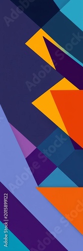 Bold geometric shapes in a dynamic composition, ideal for abstract backgrounds or branding,  abstract, geometric