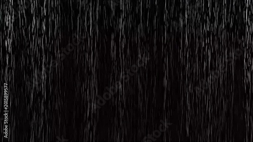 Animated Rain Drop Black Background