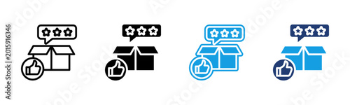 Product Recommendation icon multiple style collection