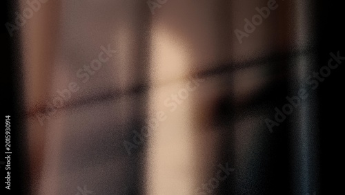 Tableau sur toile Abstract, blurred, glass, dark, texture, moody brown and black frosted surface b
