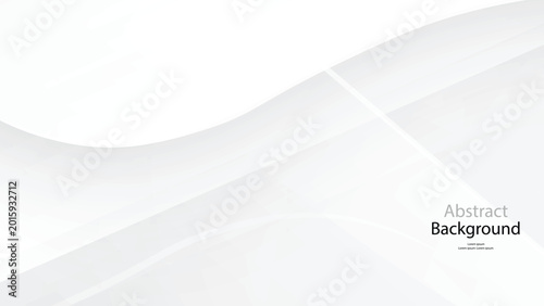 Gray tone and white color background abstract art vector 