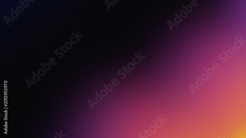 Foto Soft and blurred purple, pink and orange colors on black