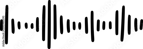 Tableau sur toile Radio Wave icon