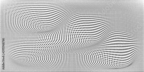 Halftone black and white vector. Abstract texture for printing on labels, business cards, posters, badges