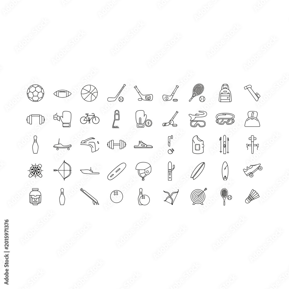 Obraz premium Comprehensive collection of specialized medical tool icons with healthcare