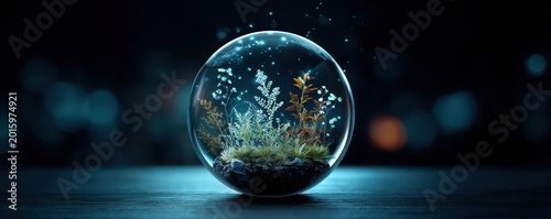 Transforming healthcare through nature healing environments in glass terrariums