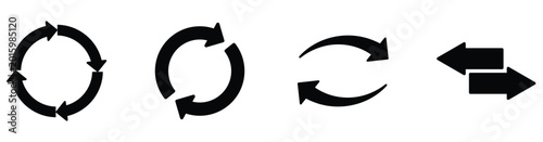 Photos Circular Arrows and Direction Vector Collection